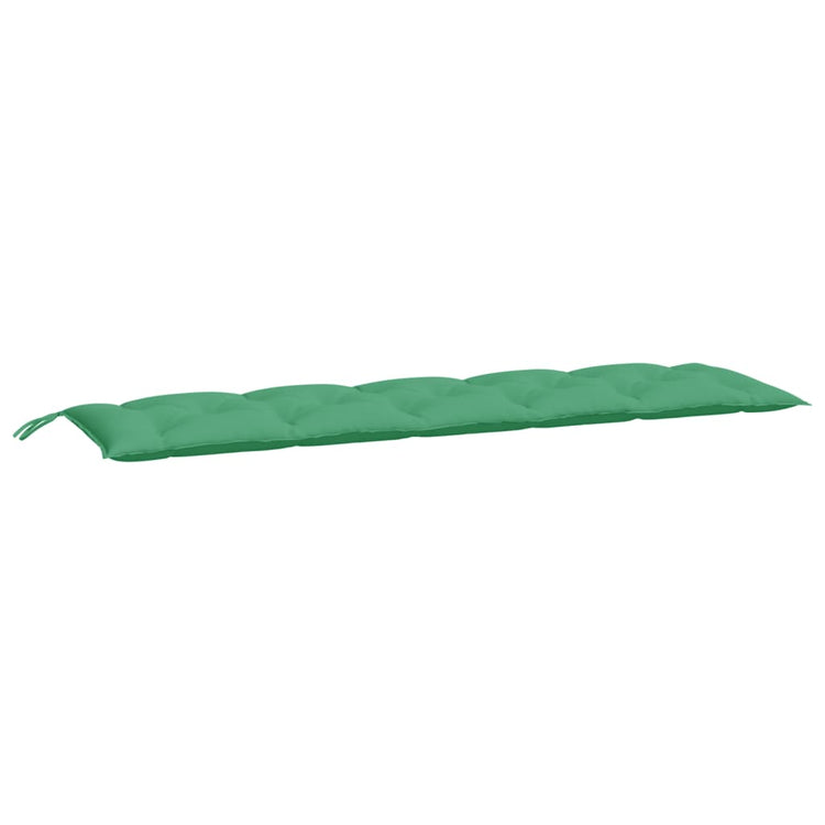 Vidaxl jardin banc coussin 180x50x7 cm oxford tissu vert