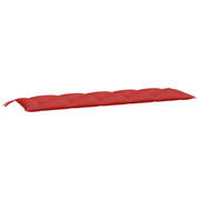 Vidaxl jardin banc coussin 180x50x7 cm oxford tissu rouge - afbeelding 2
