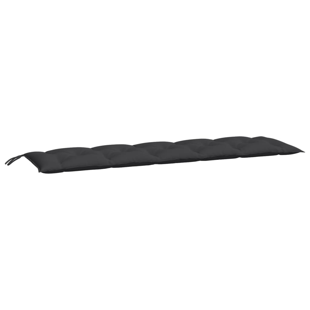 Vidaxl Garden Banc Cushion 180x50x7 cm Oxford tissu noir