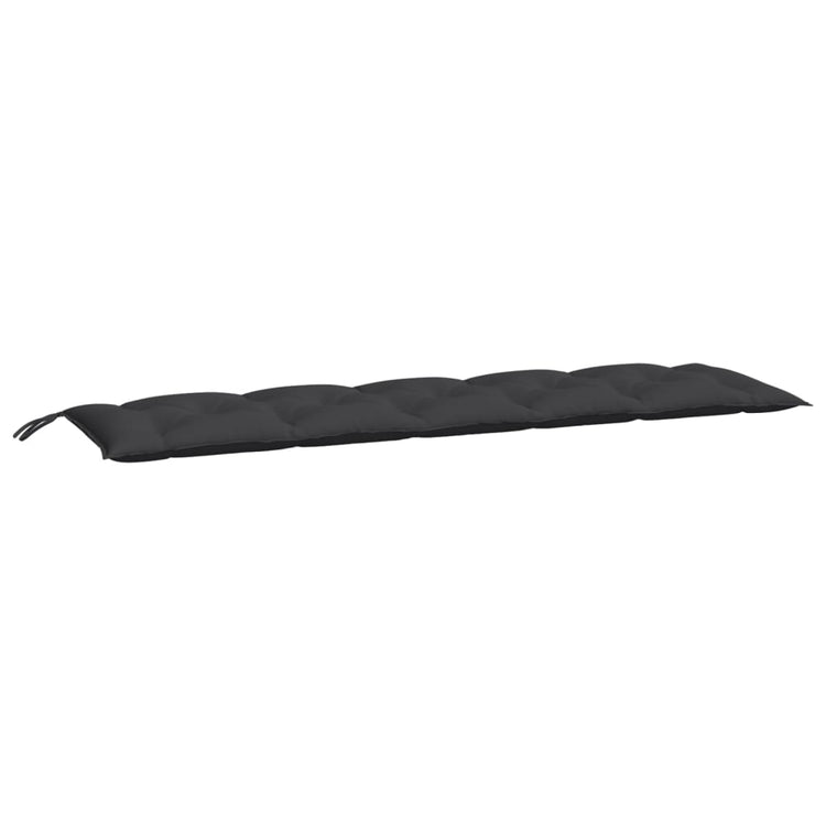 Vidaxl Garden Banc Cushion 180x50x7 cm Oxford tissu noir