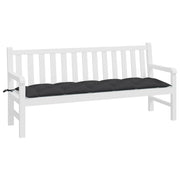 Vidaxl Garden Banc Cushion 180x50x7 cm Oxford tissu noir - afbeelding 3