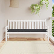 Vidaxl Garden Banc Cushion 180x50x7 cm Oxford tissu noir - afbeelding 1