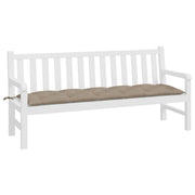 Vidaxl jardin banc coussin 180x50x7 cm oxford tissu taupe - afbeelding 3