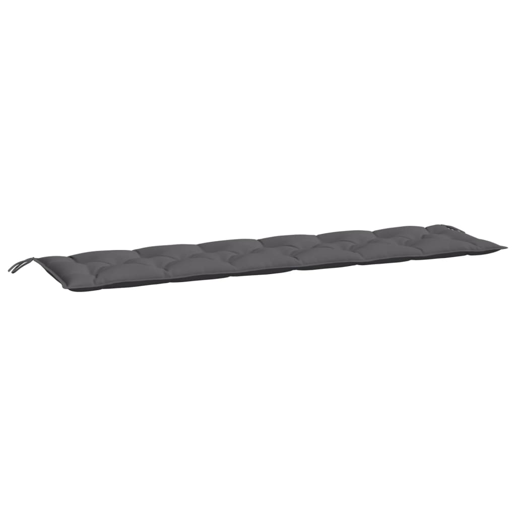 Vidaxx coussin de banc de jardin 200x50x7 cm tissu oxford anthracite