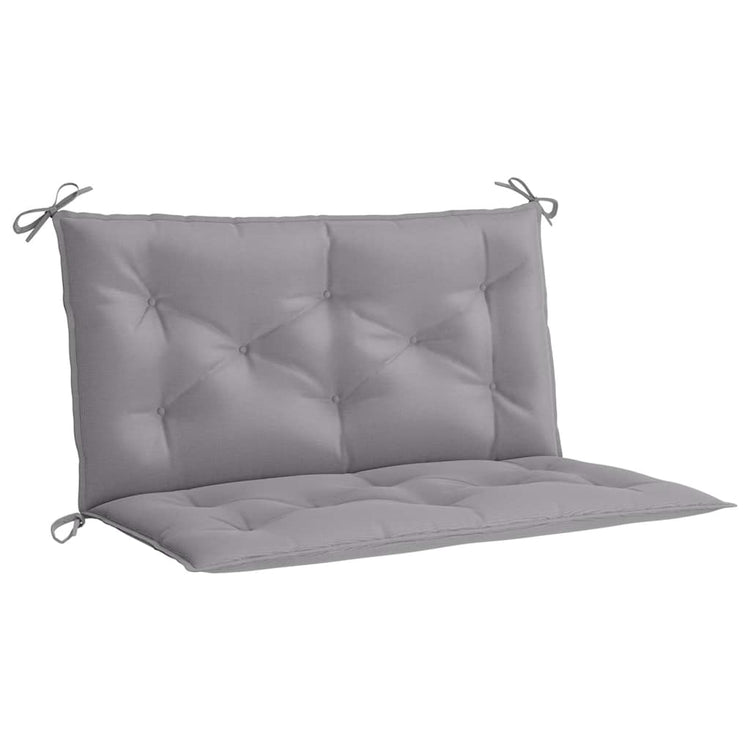 Vidaxx coussin de banc de jardin 100x(50+50)x7 cm tissu oxford gris