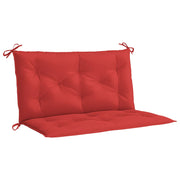 Vidaxl jardin banc coussin 100x (50 + 50) x7 cm oxford tissu rouge - afbeelding 2