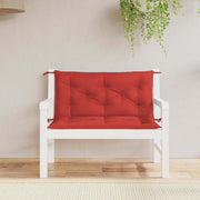 Vidaxl jardin banc coussin 100x (50 + 50) x7 cm oxford tissu rouge - afbeelding 3
