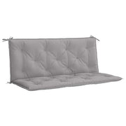 vidaXL Coussin de banc de jardin 120x(50+50)x7 cm Tissu Oxford gris - afbeelding 2