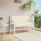 Vidaxl Garden Banc Cushion 120x (50 + 50) x7 cm Oxford Fabric Crèmewit