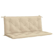 Vidaxl jardin banc coussin 120x (50 + 50) x7 cm Oxford tissu beige - afbeelding 2