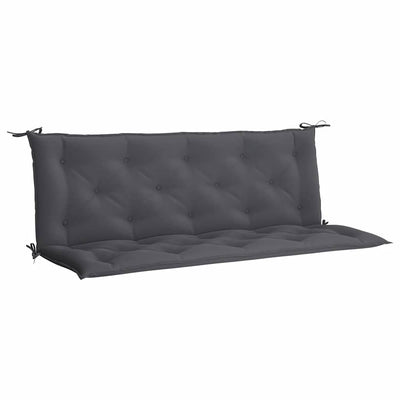 Vidaxl jardin banc coussin 150x (50 + 50) x7 cm oxford tissu anthracite colored