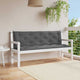 Vidaxl jardin banc coussin 150x (50 + 50) x7 cm oxford tissu anthracite colored