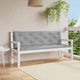 Vidaxx coussin de banc de jardin 150x(50+50)x7 cm tissu oxford gris