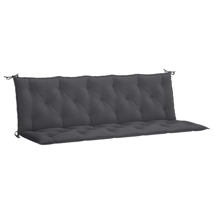 Vidaxl jardin banc coussin 180x (50 + 50) x7 cm Oxford tissu anthracite colored