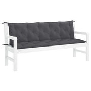 Vidaxl jardin banc coussin 180x (50 + 50) x7 cm Oxford tissu anthracite colored - afbeelding 1