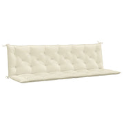 Vidaxl jardin banc coussin 200x (50 + 50) x7 cm oxford tissu crèmewit - afbeelding 2