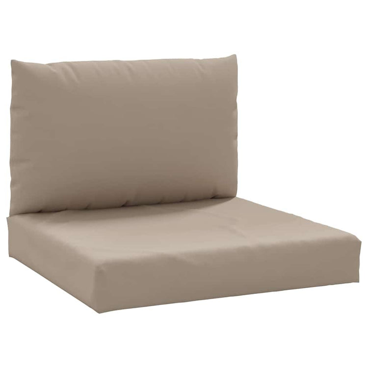 Vidaxl Pallet Cushions 2 St Oxford tissu taupe