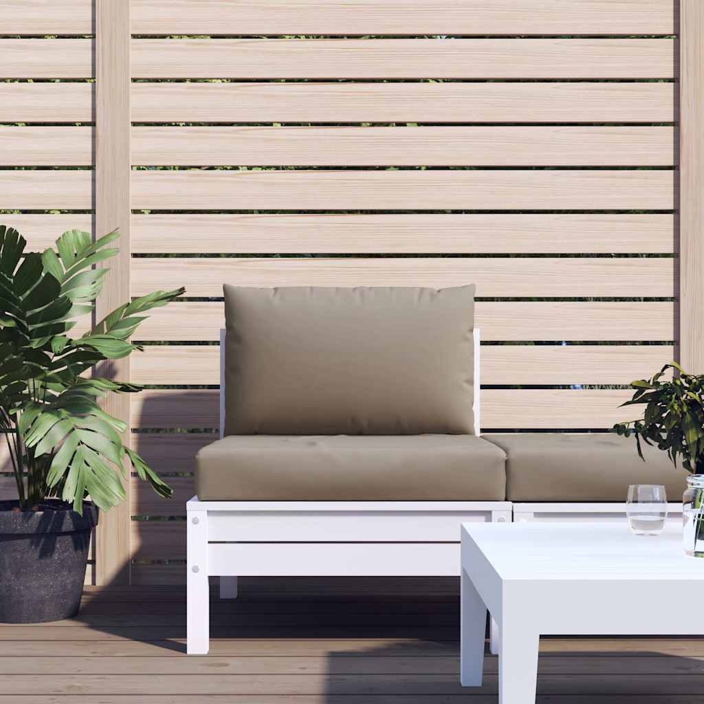 Vidaxl Pallet Cushions 2 St Oxford tissu taupe