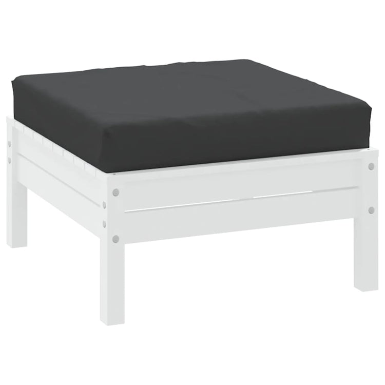 VidaXL coussin de palette 60x60x6 cm tissu oxford noir