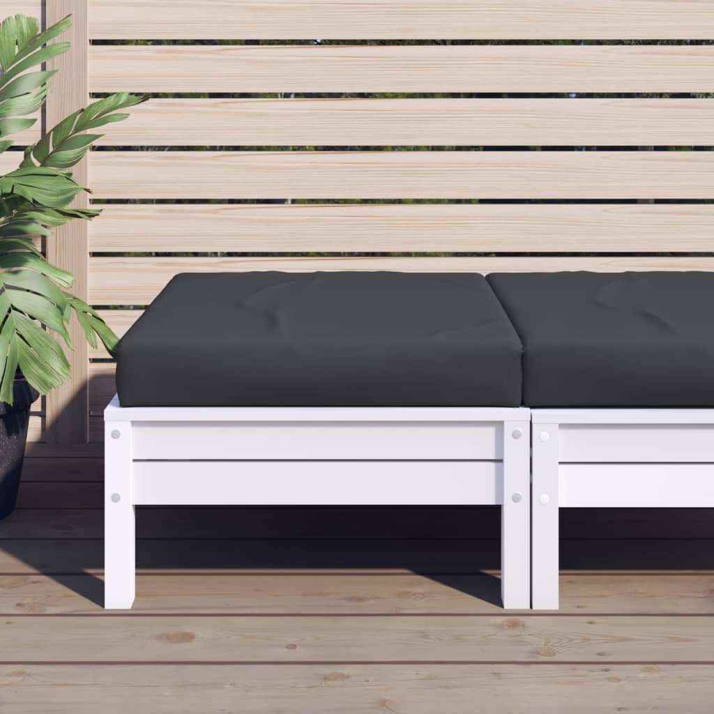 VidaXL coussin de palette 60x60x6 cm tissu oxford noir