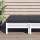 VidaXL coussin de palette 60x60x6 cm tissu oxford noir