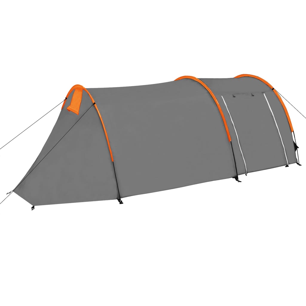 Vidaxl Tent 4 Person Gray et Orange
