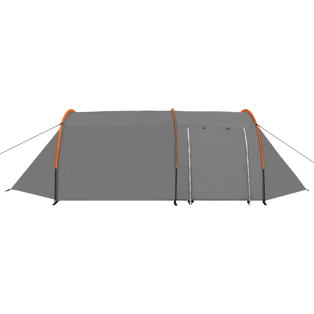 Vidaxl Tent 4 Person Gray et Orange