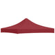 Vidaxl Party Tent Roof 270 g m² 3x3 m Bordeaux rouge
