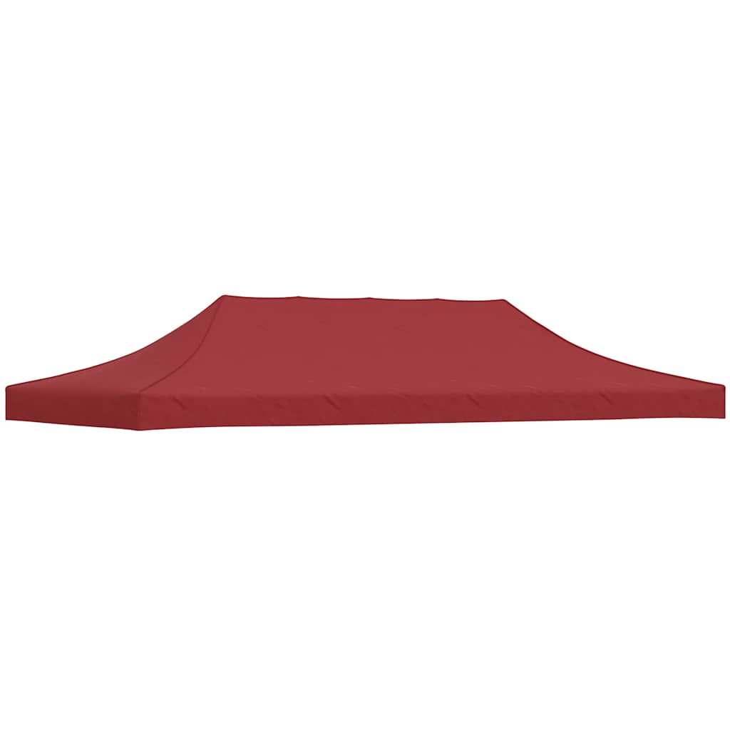 Vidaxl Party Tent Roof 270 g m² 6x3 m Bordeaux rouge
