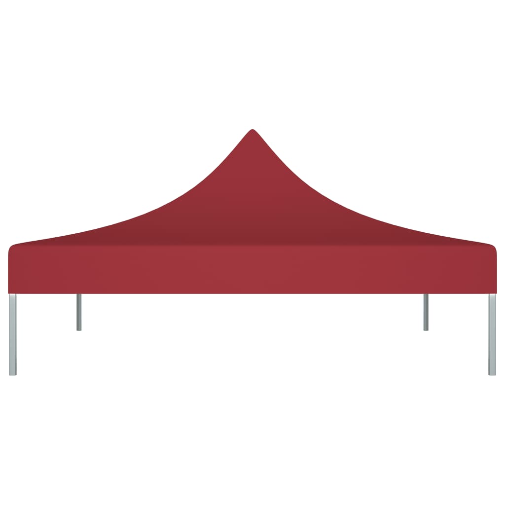 Vidaxl Party Tent Roof 270 g m² 2x2 m Bordeaux rouge