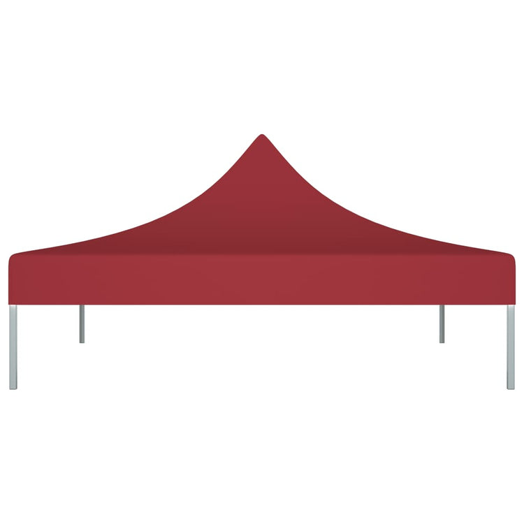 Vidaxl Party Tent Roof 270 g m² 2x2 m Bordeaux rouge