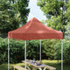 Vidaxl Party Tent Roof 270 g m² 2x2 m terre cuite