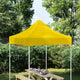 Vidaxl Party Tent Roof 270 g m² 2x2 m jaune