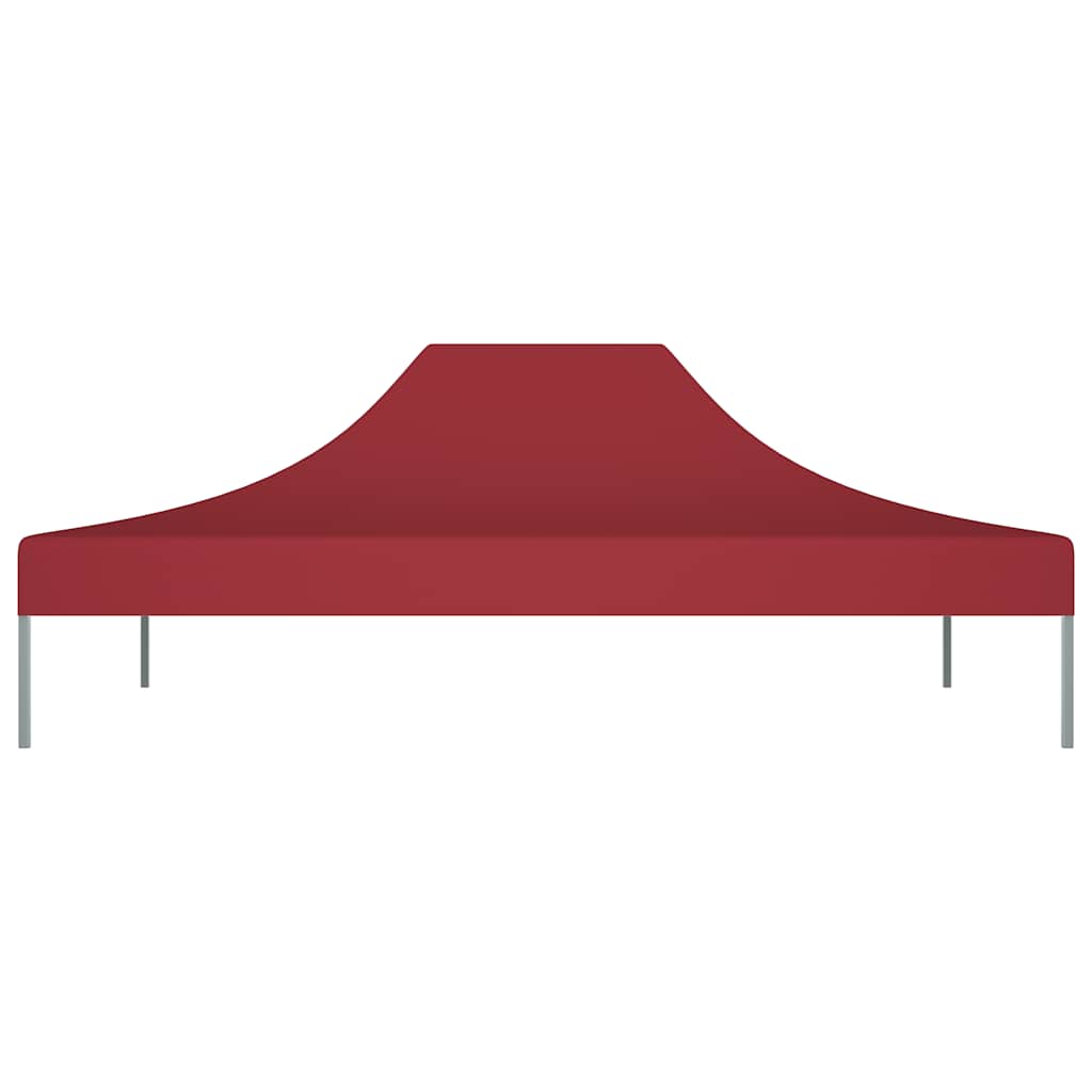 Vidaxl Party Tent Roof 270 g m² 4x3 m Bordeaux rouge