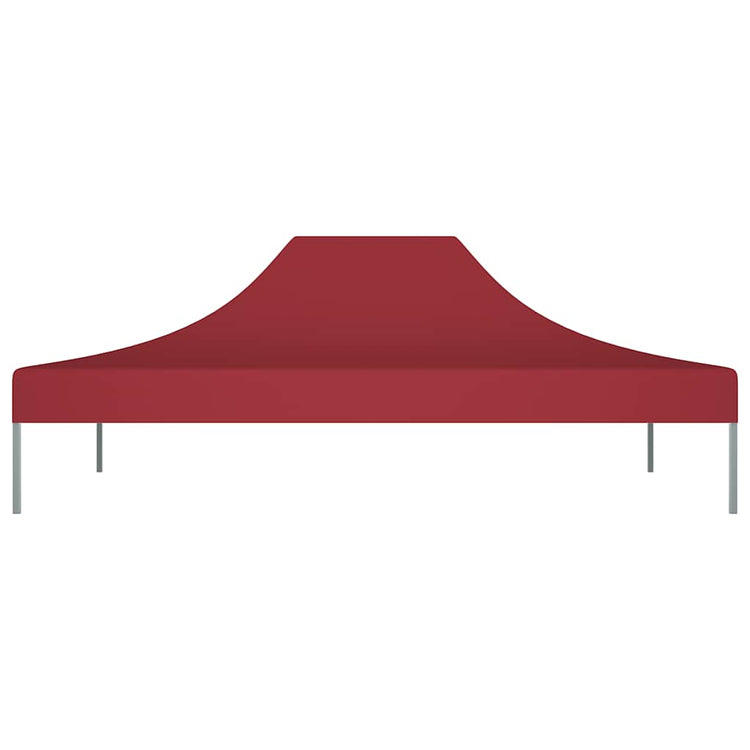 Vidaxl Party Tent Roof 270 g m² 4x3 m Bordeaux rouge