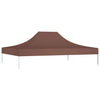 Vidaxl Party Tent Roof 270 g m² 4x3 m brun