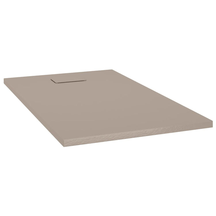 Bac de douche Vidaxl 120x70 cm SMC Brown