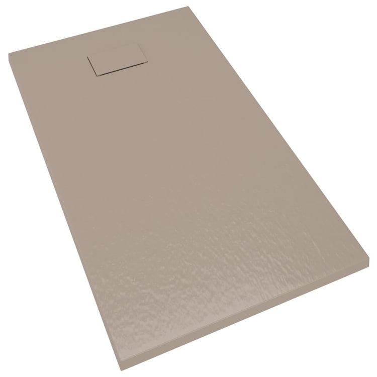 Bac de douche Vidaxl 120x70 cm SMC Brown