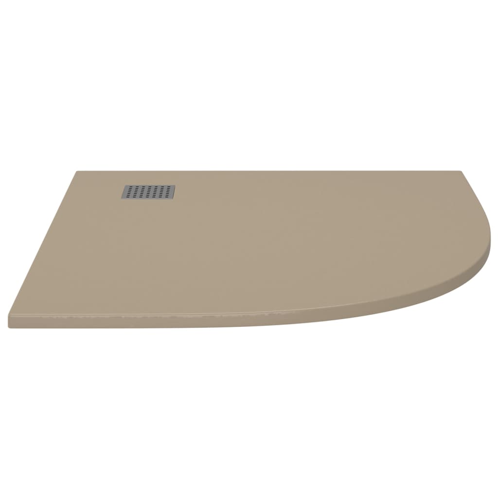 Bac de douche Vidaxl 90x90 cm SMC marron