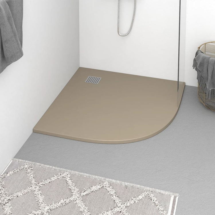 Bac de douche Vidaxl 90x90 cm SMC marron