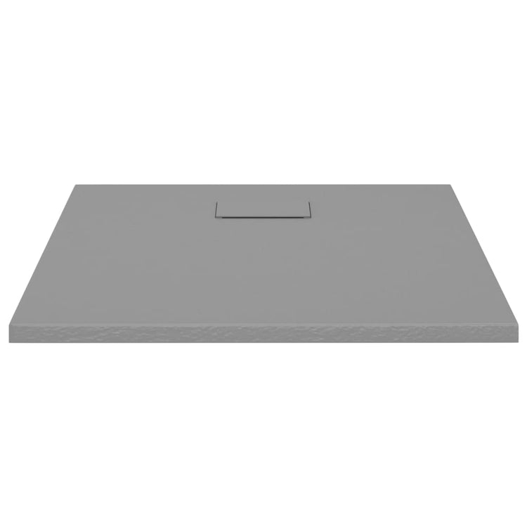 Bac de douche vidaxl 80x80 cm smc gris