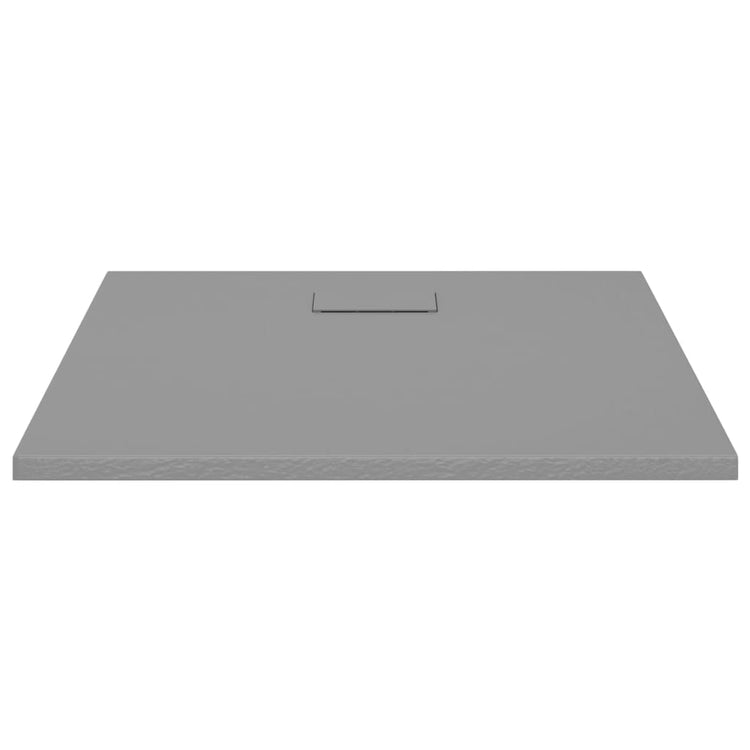 Bac de douche Vidaxl 90x80 cm SMC Gray