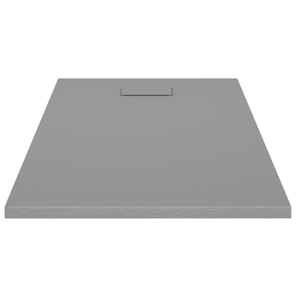 Bac de douche Vidaxl 120x70 cm SMC Gray