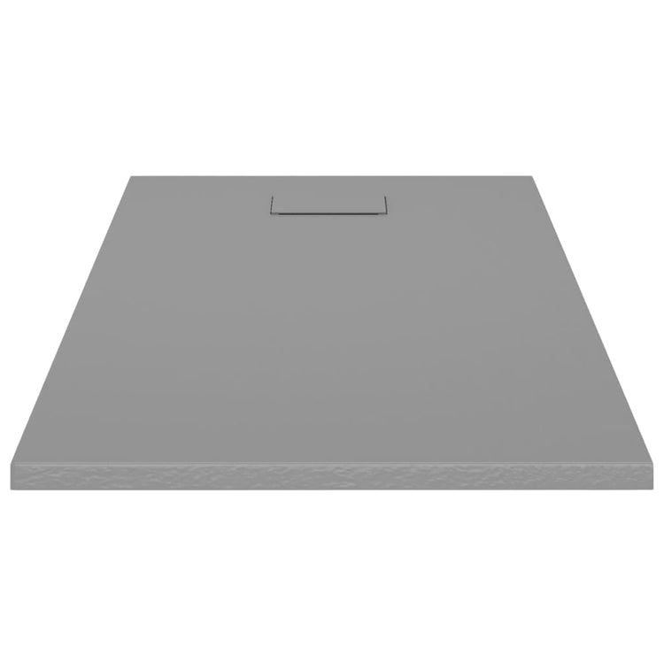 Bac de douche Vidaxl 120x70 cm SMC Gray