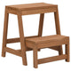 Vidaxl Tabouret pliable en pin solide