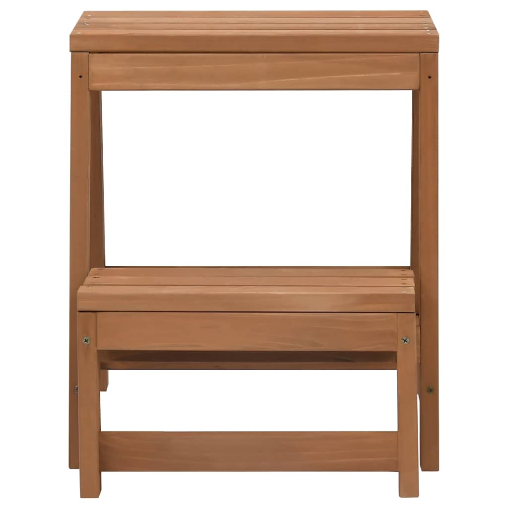 Vidaxl Tabouret pliable en pin solide