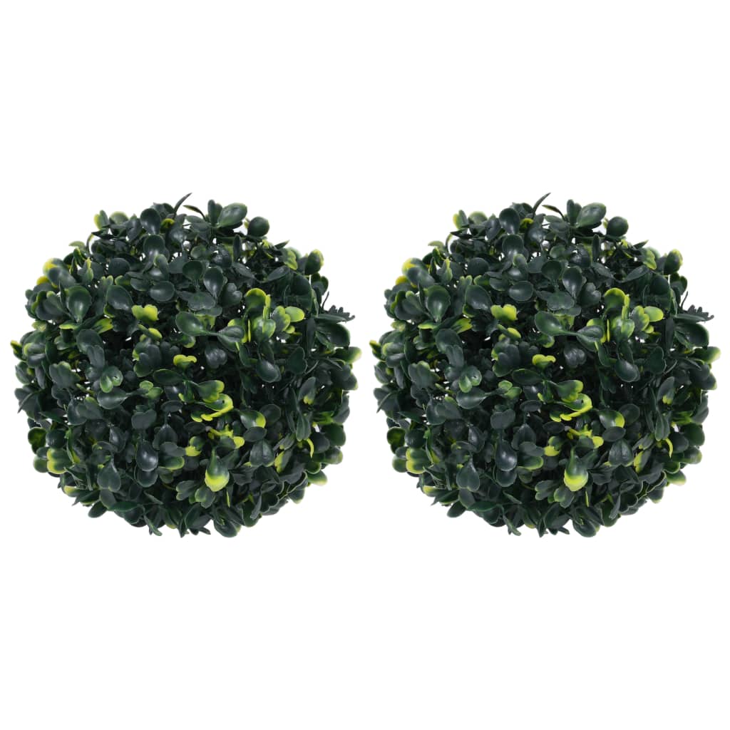 Vidaxl kunstbuxus bulbes 2 pcs 22 cm