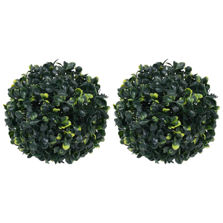 Vidaxl kunstbuxus bulbes 2 pcs 22 cm