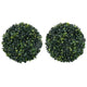 Vidaxl kunstbuxus bulbes 2 pcs 45 cm