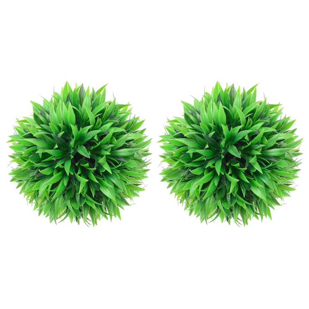 Vidaxl kunstbuxus bulbes 2 pcs 20 cm